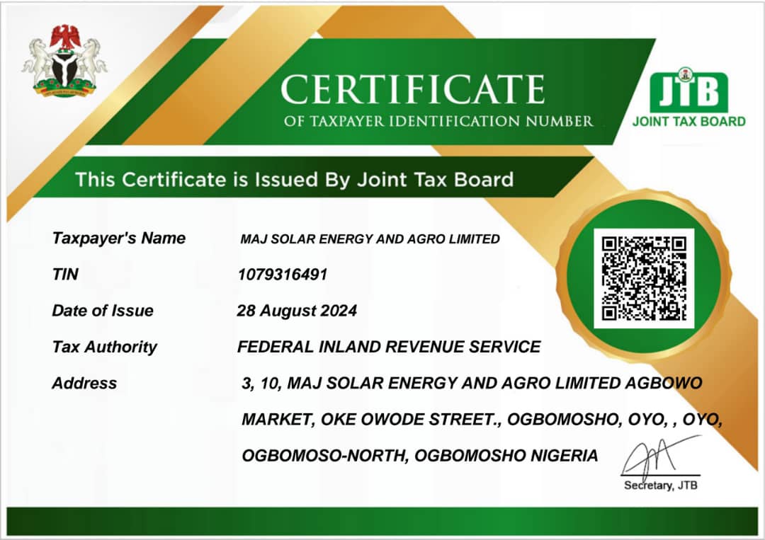 MAJ Solar Legal Document 1